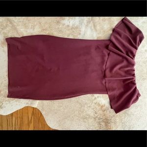 Dusty plum dress